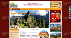 Desktop Screenshot of machupicchu-trips.com